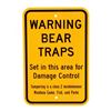 Image 1 : Montana Game, Fish, & Parks Bear Trap Sign