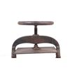 Image 2 : 19th Century Iron & Oak Crank Book Press