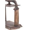 Image 5 : 19th Century Iron & Oak Crank Book Press