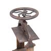 Image 7 : 19th Century Iron & Oak Crank Book Press