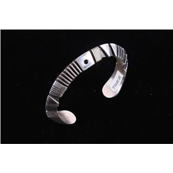 Navajo R. Begay Jr. HEAVY Sterling Silver Bracelet