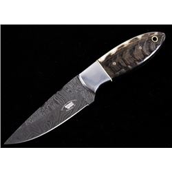 Rams Horn Damascus Knife M.T. Knives of Bozeman
