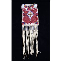 Apache Beaded Strike-A-Lite Possible Bag c. 1900-
