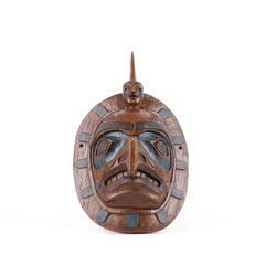 Northwest Coast Indian Kwakiutl Thorn Hawk Mask