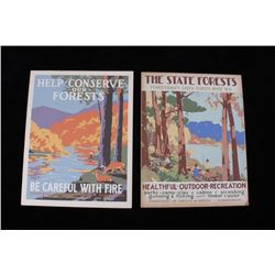 WPA Pennsylvania Forests & Waters Posters 1930s