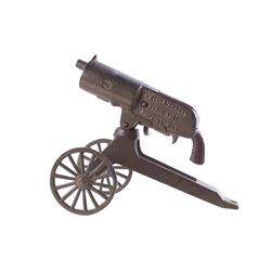 Anti-Aircraft Rapid Fire Machine Gun Cast Iron Toy