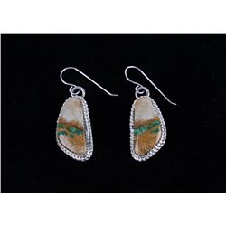 Navajo Tsosie Royston Turquoise Sterling Earrings