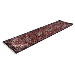 Heriz Serapi Persian Hand Knotted Wool Runner 1930
