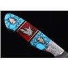 Image 4 : Navajo D. Yellowhorse Turquoise Arrow Spirit Knife