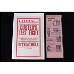 Custer's Last Fight Movie Announcement 1925