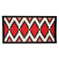 Crystal Diamond Angora Wool Rug by A. Martinez
