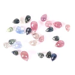 Collection of Sapphire Briolettes 21.74CTW