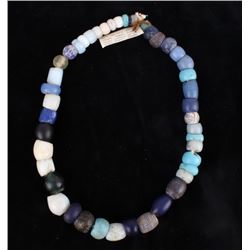 1800's Dutch Dogon Glass Trade Bead Necklace