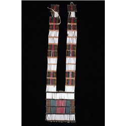 Northern Plains Bugle Beaded Breastplate Pre-1900