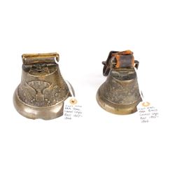 Set of US Army Camel Corp Brass Bells c. 1855-1866