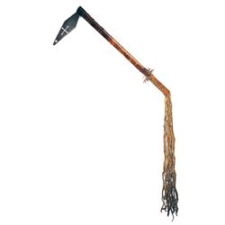 Crow Spontoon War Club Tomahawk w/ Cutouts 19th C.