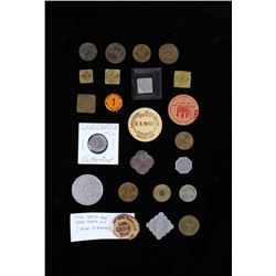 Early 1900's Montana Trade Drink Token Collection