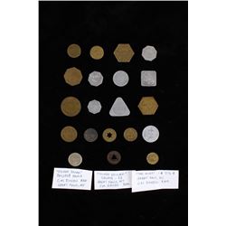 Early 1900's Montana Trade Drink Token Collection