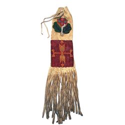 Great Lakes Beaded Tobacco Bag c. 1900