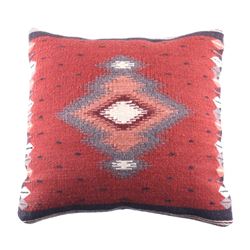 Soplador Rust Churro Wool Pillow by Luis Hernandez