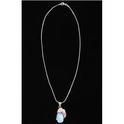 Navajo N. Wood Golden Hills Turquoise Necklace