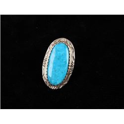Navajo Herbert Tsosie Lone Mountain Sterling Ring