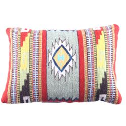 Saltillo Azul Churro Wool Pillow by Emilio Reyna