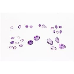 19ct. of Loose & Faceted Amethyst Gemstones