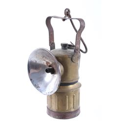 Justrite Miner Carbide Brass Lamp