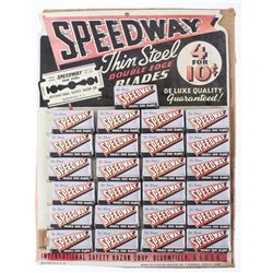 Early 1900 Speedway Steel Blade Mercantile Display