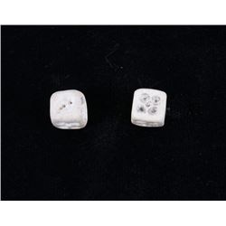 Early 1900's Hand Carved Gambling Dice