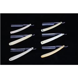 Collection of Six Vintage Straight Razors