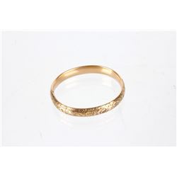 Antique Victorian Gold Floral Engraved Bracelet