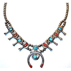 Navajo Squash Blossom Necklace by Ken Martinez