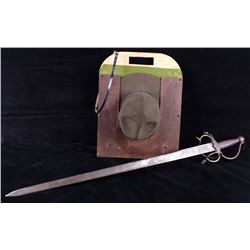 Boy Scout Hat & Holder & Spanish Sword