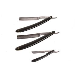 Collection of Three Vintage Straight Razors