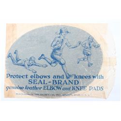 1920's Leather Seal-Brand Elbow & Knee Pads