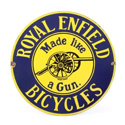 Royal Enfield Bicycles Porcelain Reproduction Sign