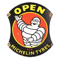 Michelin Tyres Porcelain Enamel Sign Reproduction
