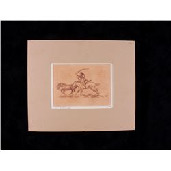 Origina Ace Powell Native American Sketch 15/100