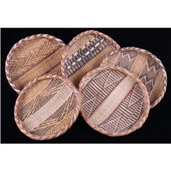 African Hand Woven Winnowing Basket Collection