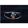 Image 6 : Navajo Split Band & Stone Signed Bracelets