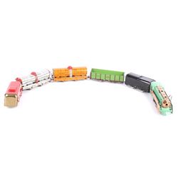 Hafner Clockwork Windup Tin Train & Cars