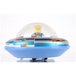Tin Flying Saucer Spaceship X-5 Toy Cir. 1960s