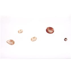 Collection of Loose Andesine-Labradorite Gemstones
