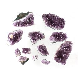 Amethyst Crystal Geode Broken Up Natural Formation