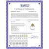 Image 2 : Genuine 1.80 ctw Citrine & Diamond Ring 14KT White Gold - REF-70W5Y