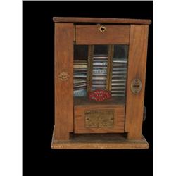 1 Cent Wooden Match Vendor Coin-op  Int