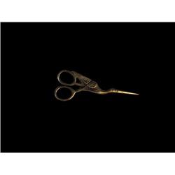 Early Brass Scissors   In the shape of 