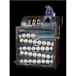 10 Cent Jennings Slot Machine w/ Golf B